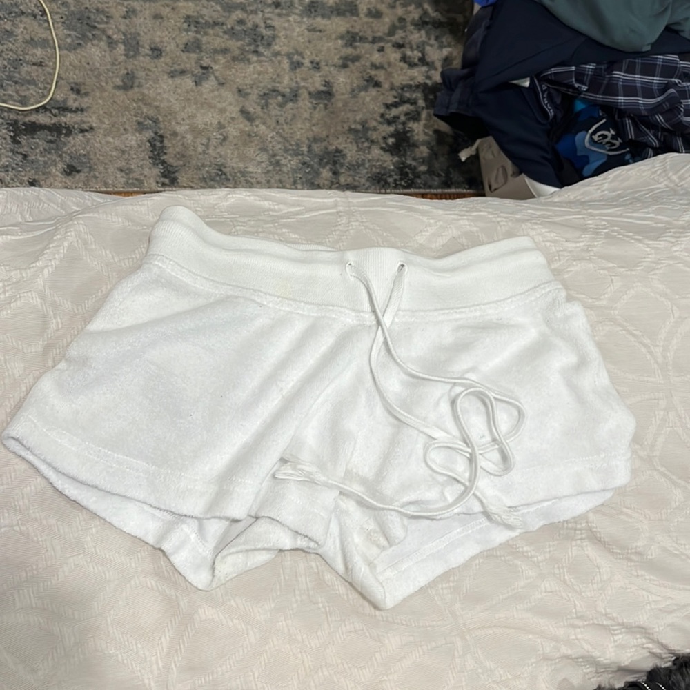 White Hard Tail Shorts